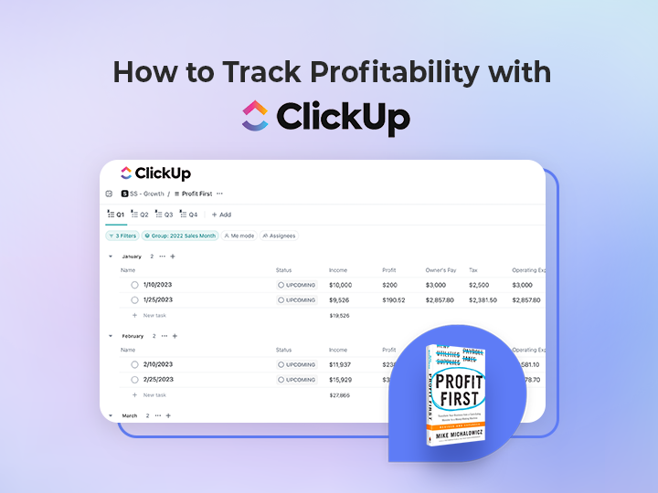 Profitieren Sie die erste Clickup -Vorlage