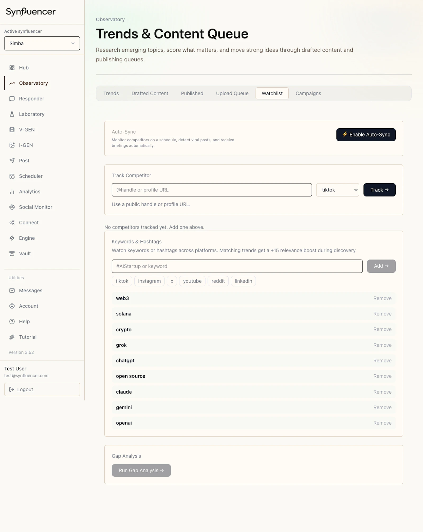 Synfluencer screenshot 7