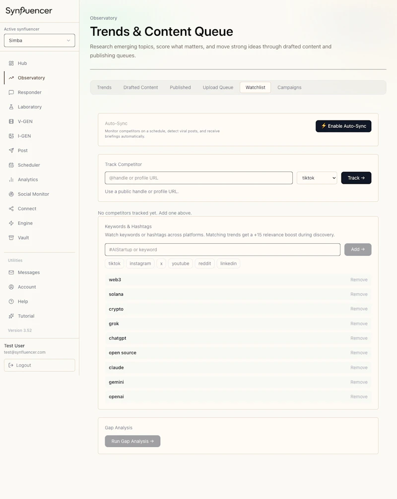 Synfluencer screenshot 7