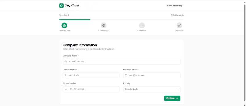 OnyxTrust Core screenshot 2