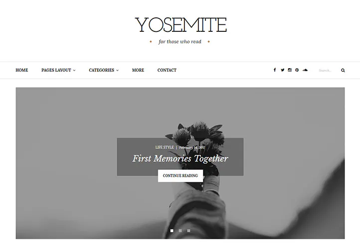 Yosemite WordPress Theme