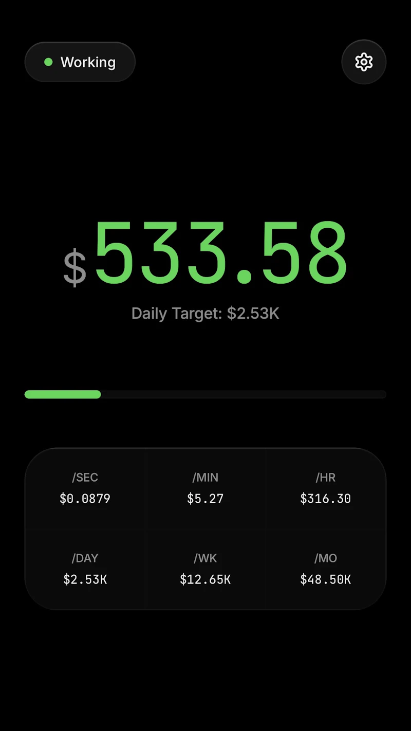 Salary Clock screenshot 1
