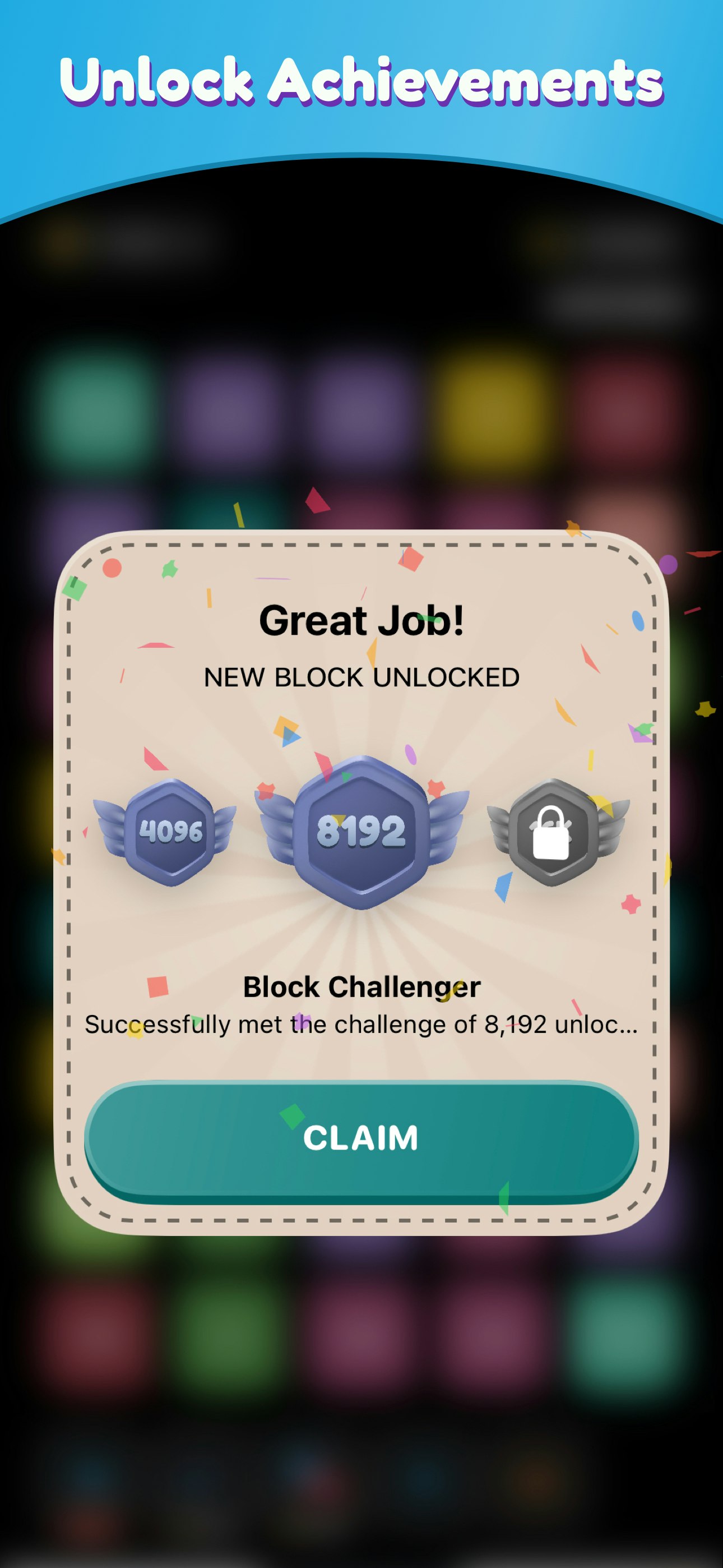 Blockpuzzle-2248-Zahlenübereinstimmung - Übereinstimmungsnummern zusammenführen: 2048 Medien 3