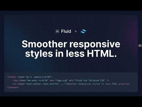 Fluid for Tailwind CSS gallery image