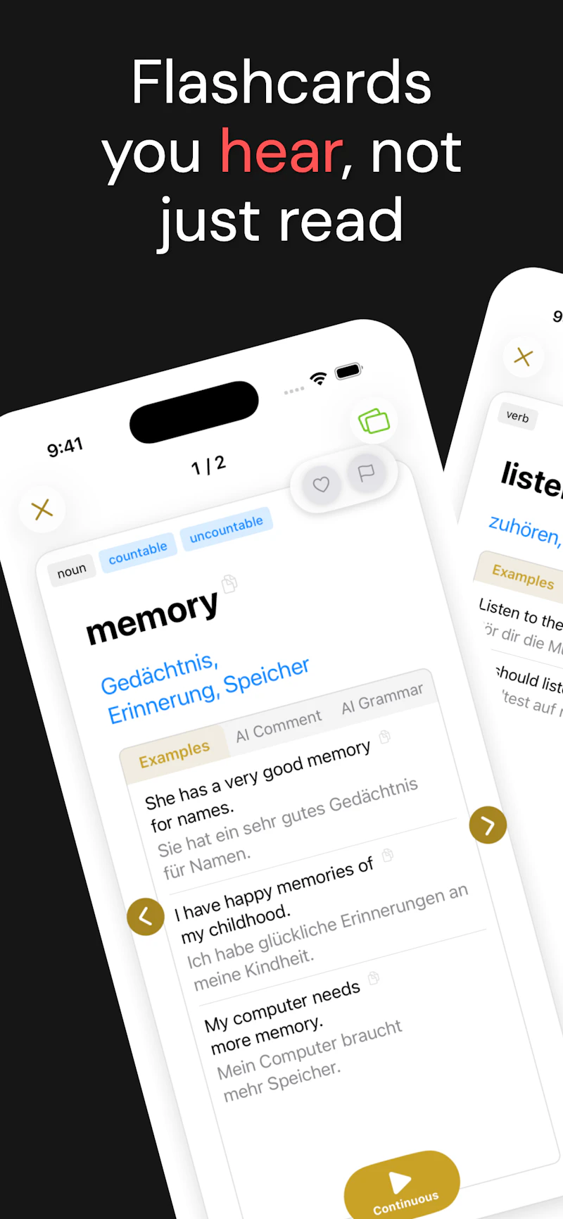 Ocardric - Learn Words Through Sound screenshot 1