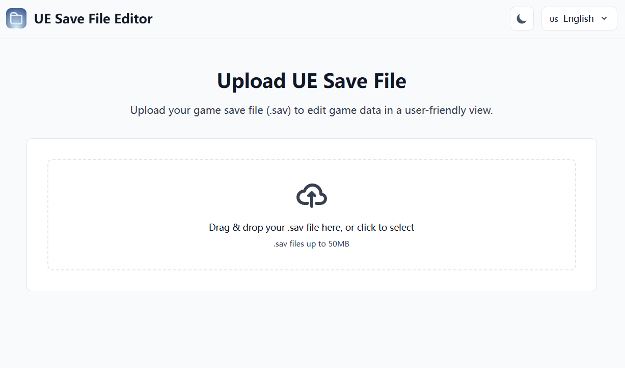 UE Save Editor logo