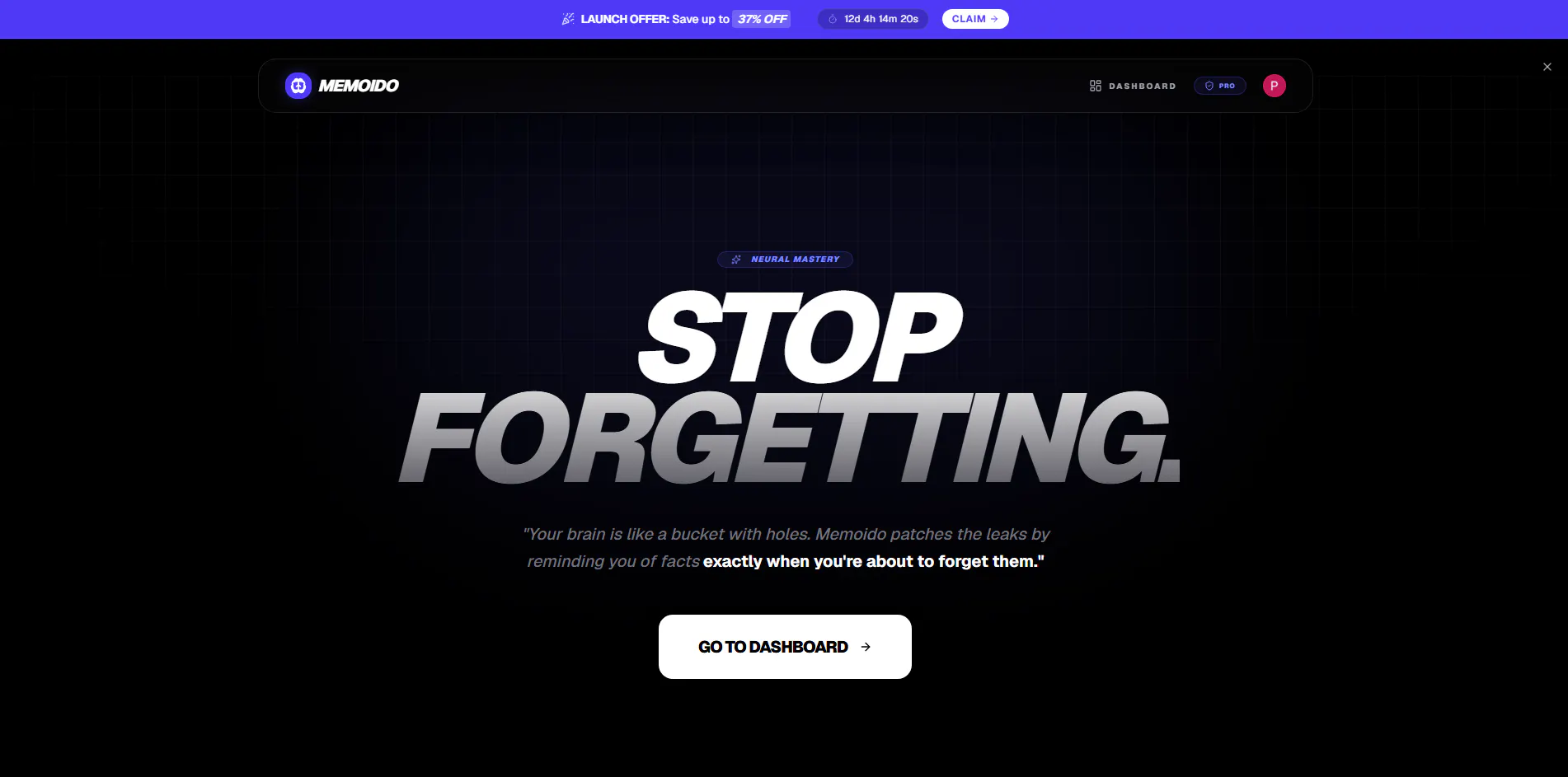 Memoido product banner