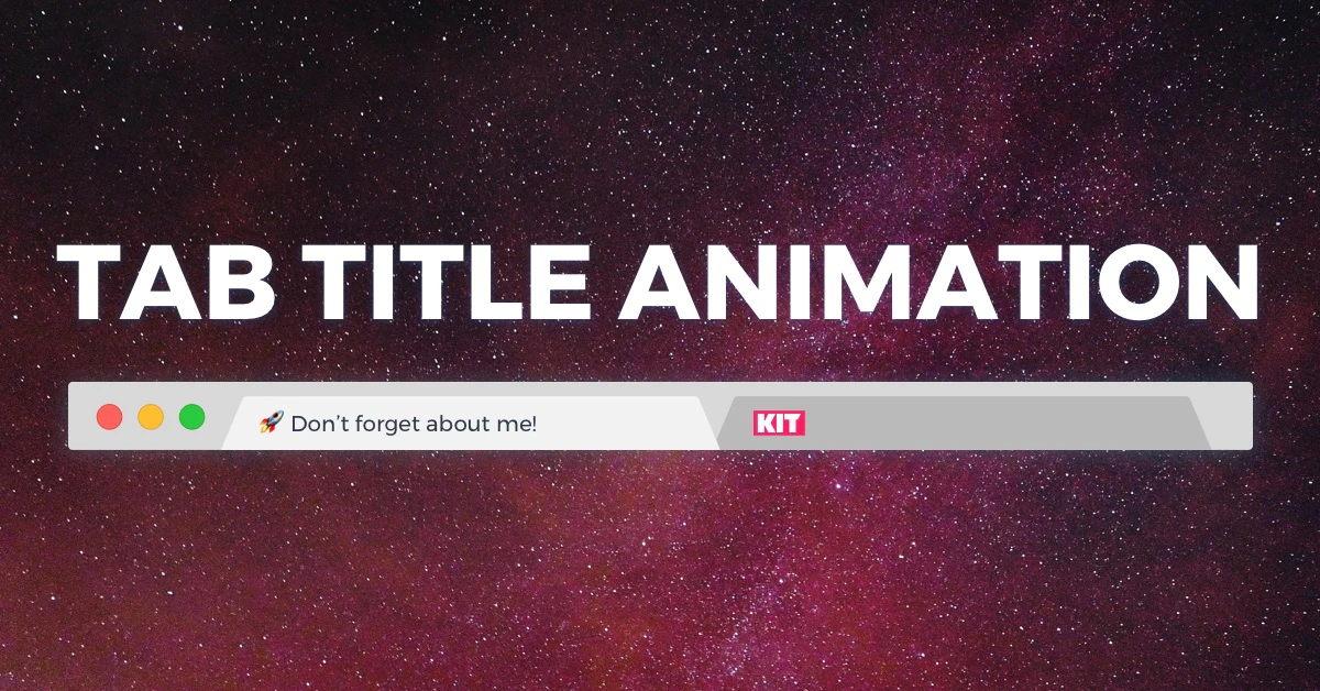 Tab Title Animation Generator