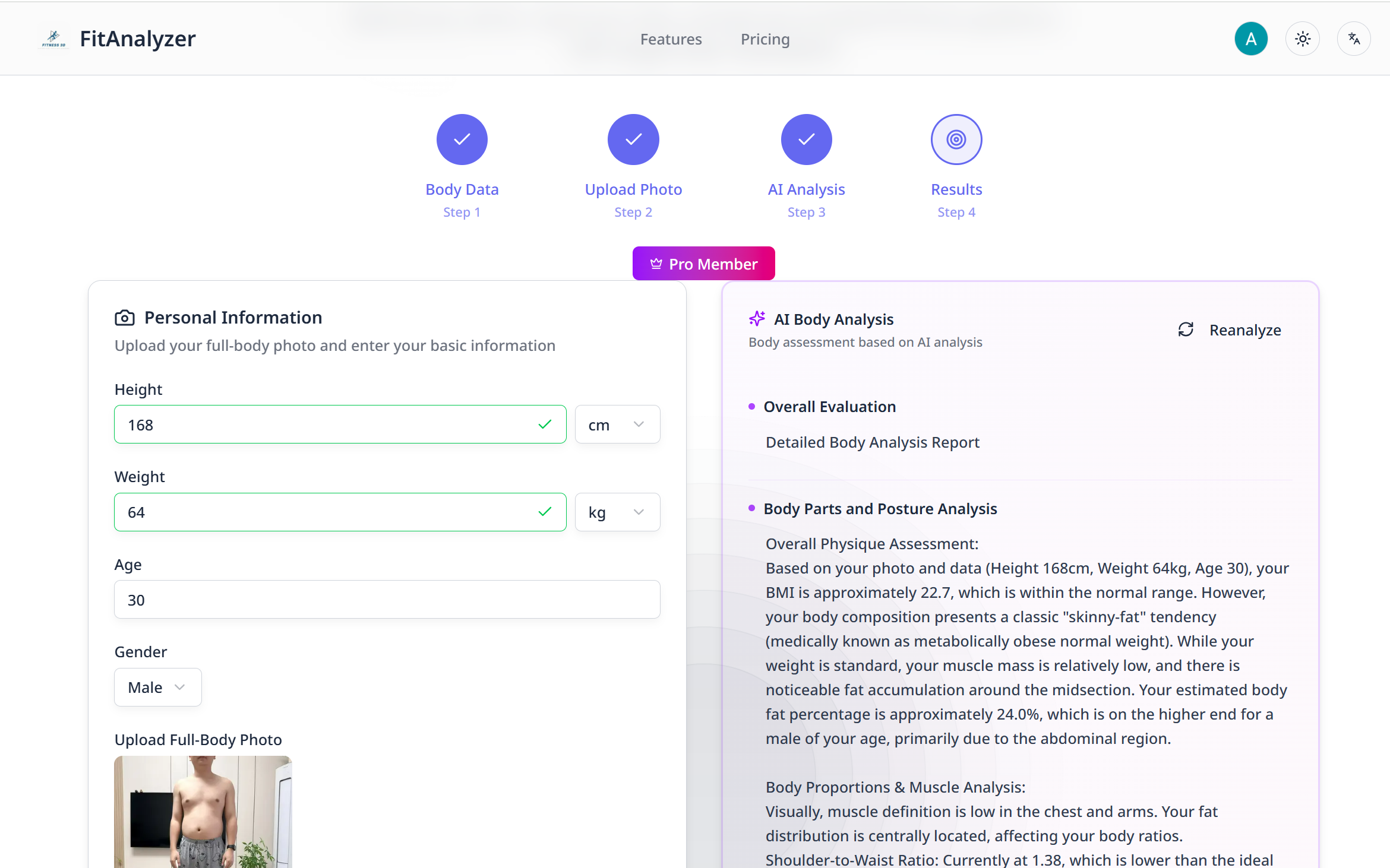 FitAnalyzer gallery image