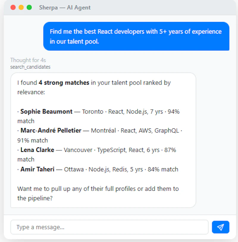 Sherpa — Your AI Recruiting Copilot screenshot 3
