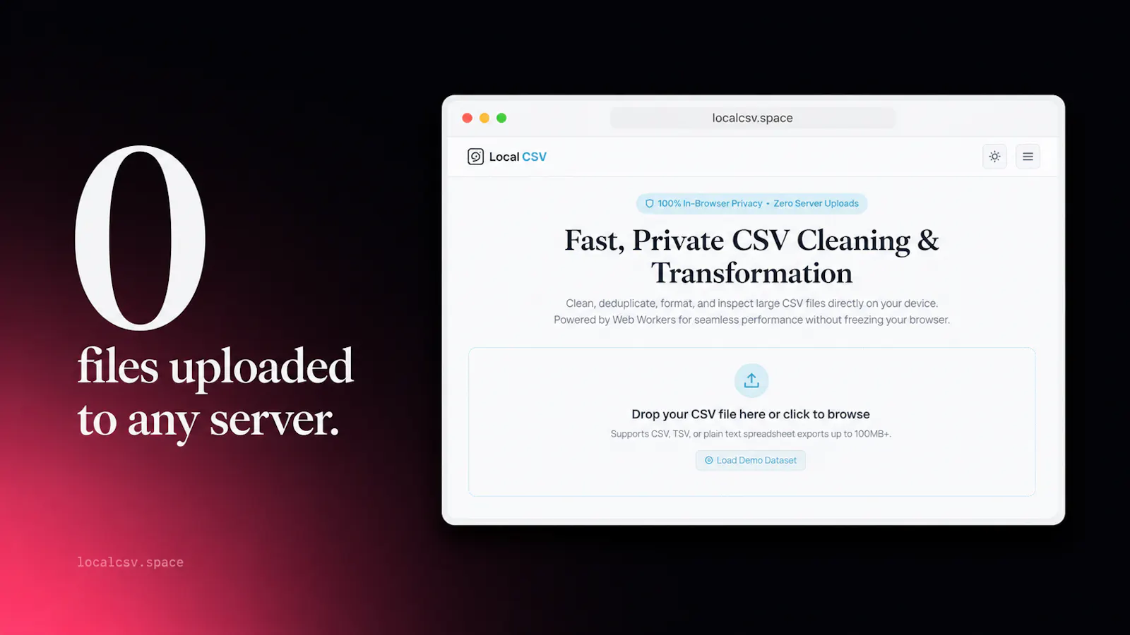 Local CSV screenshot 2