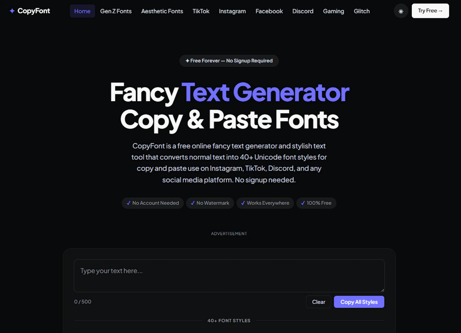 CopyFont screenshot 1