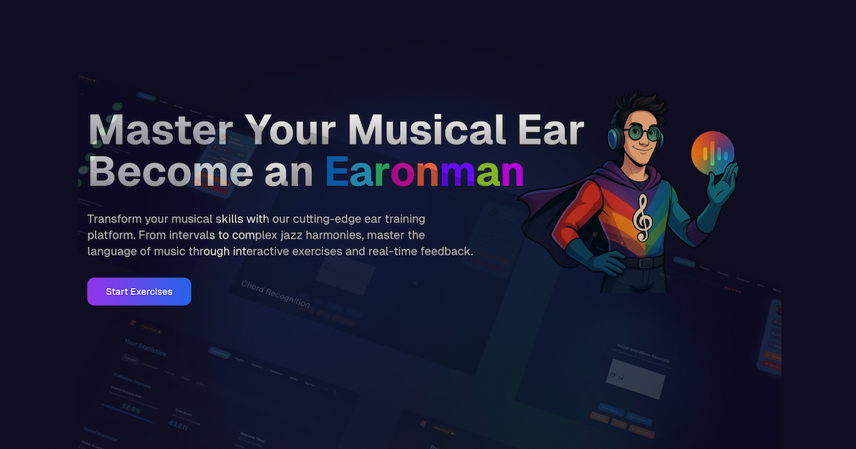 Earonman - Main product screenshot demonstrating key features and user interface