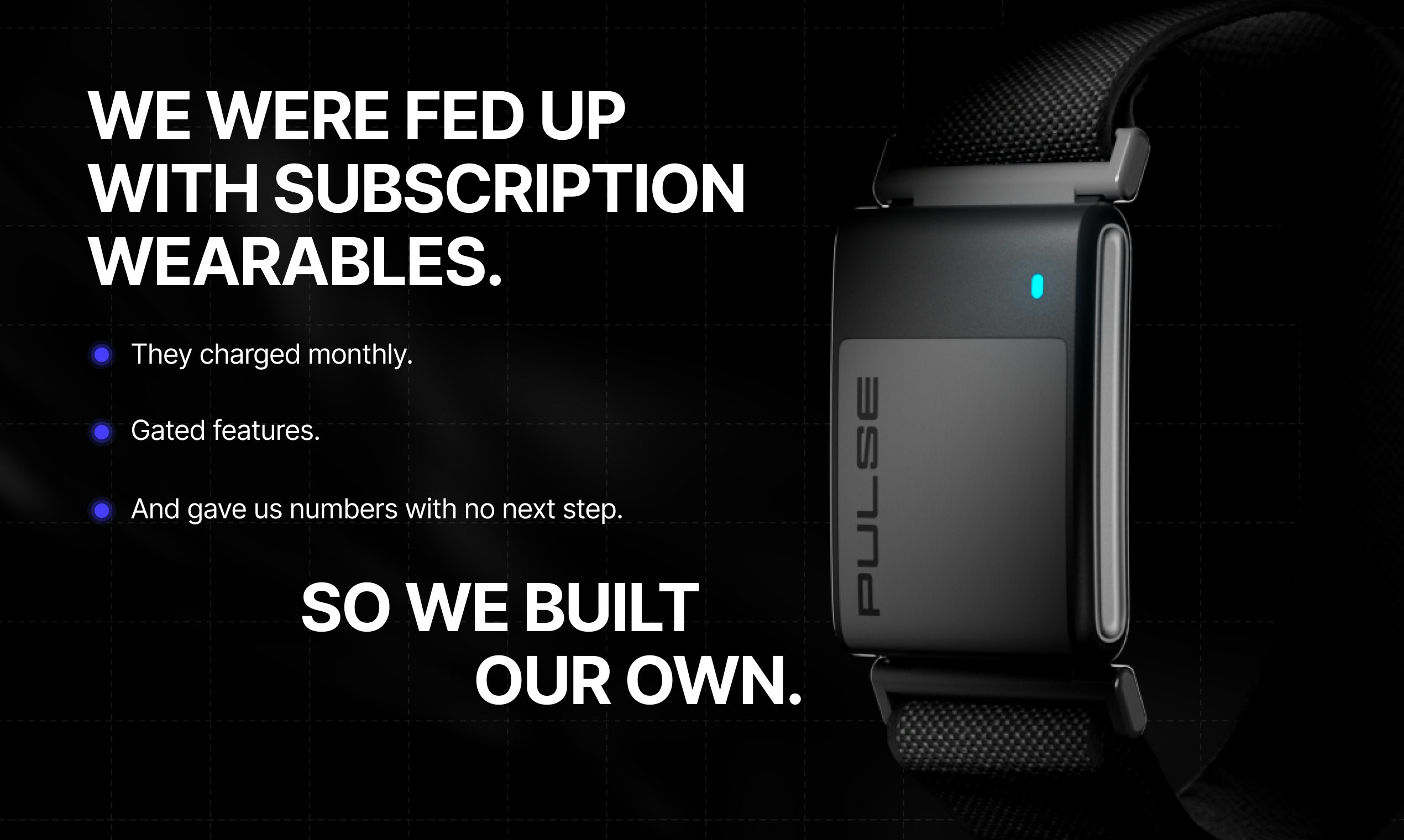 startuptile Pulse -Wearable that helps you test what actually works.