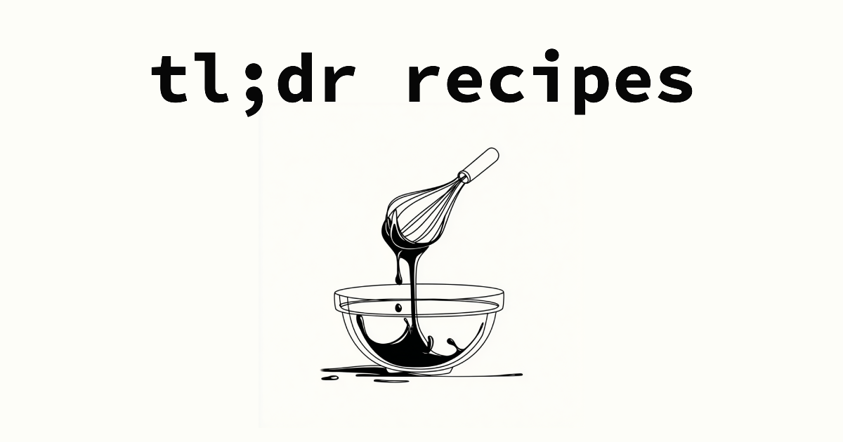 tl;dr recipes gallery image