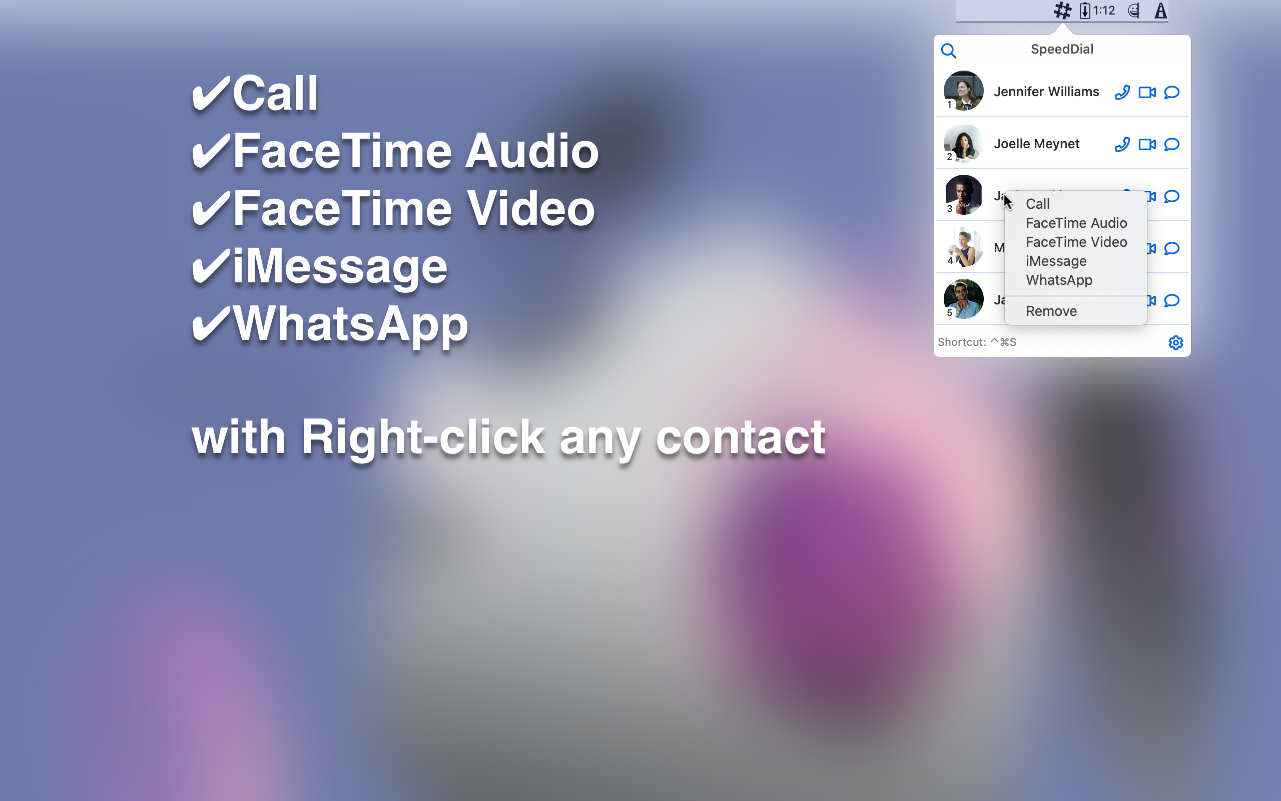 SpeedDial for macOS gallery image
