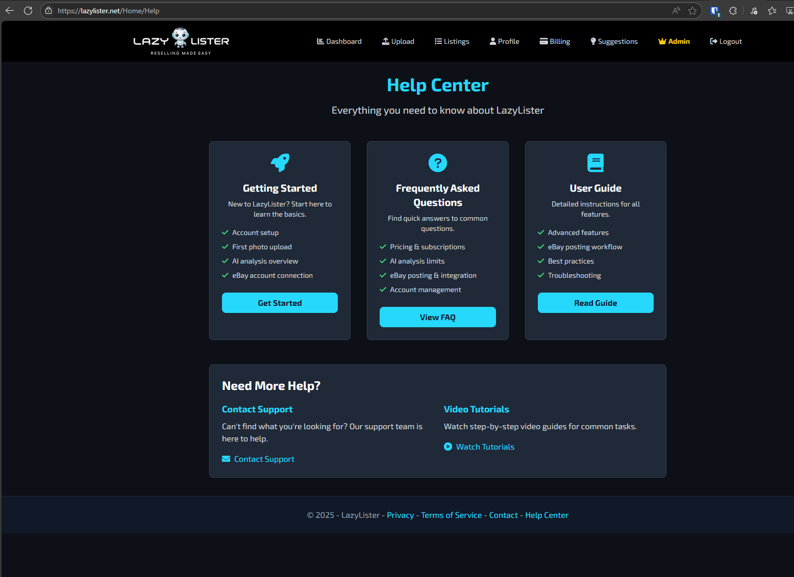 LazyLister.net media 3