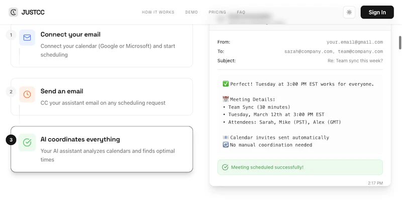 JustCC screenshot 2