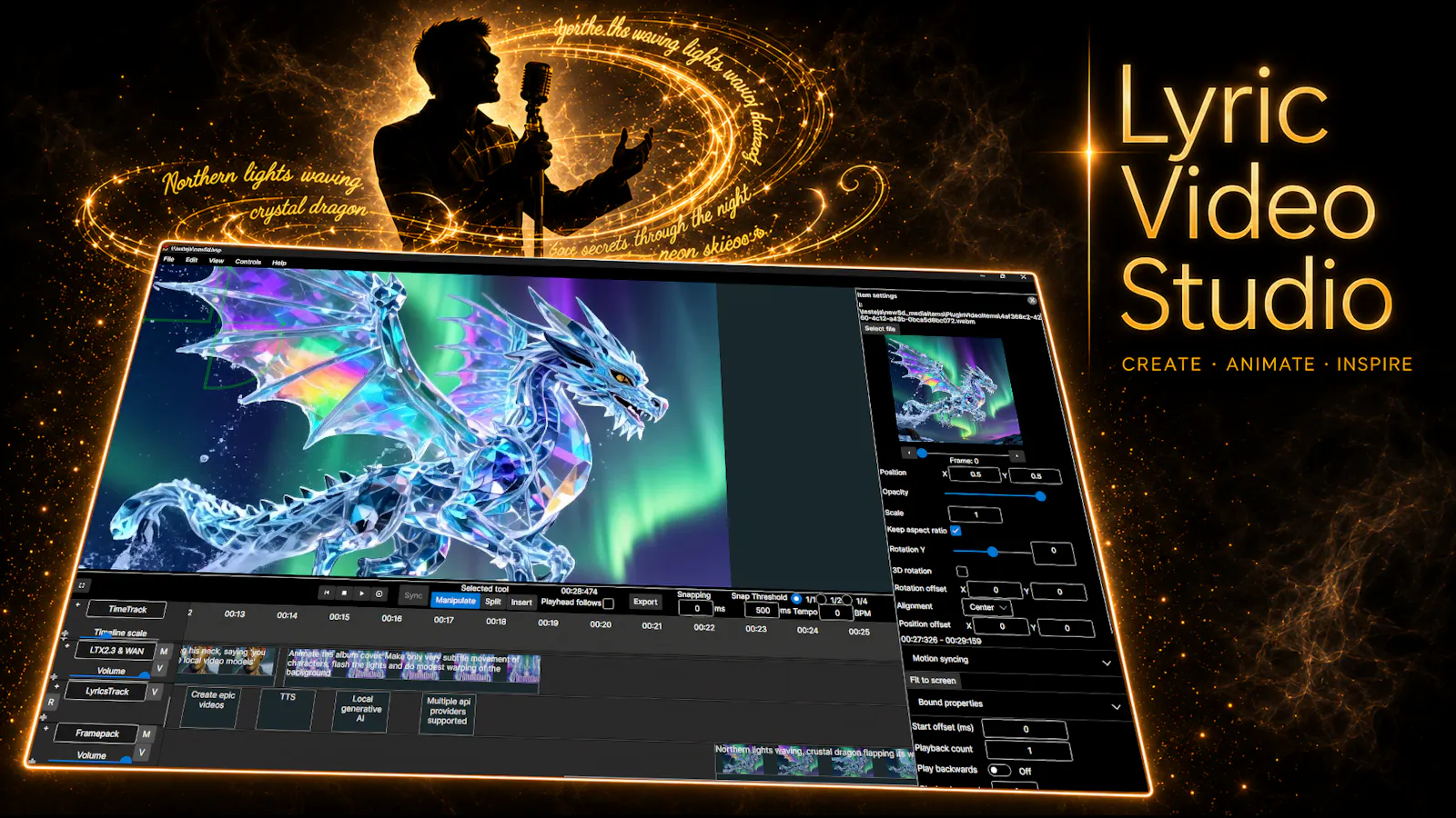 Lyric Video Studio screenshot 2