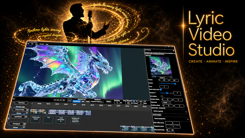 Lyric Video Studio screenshot 2