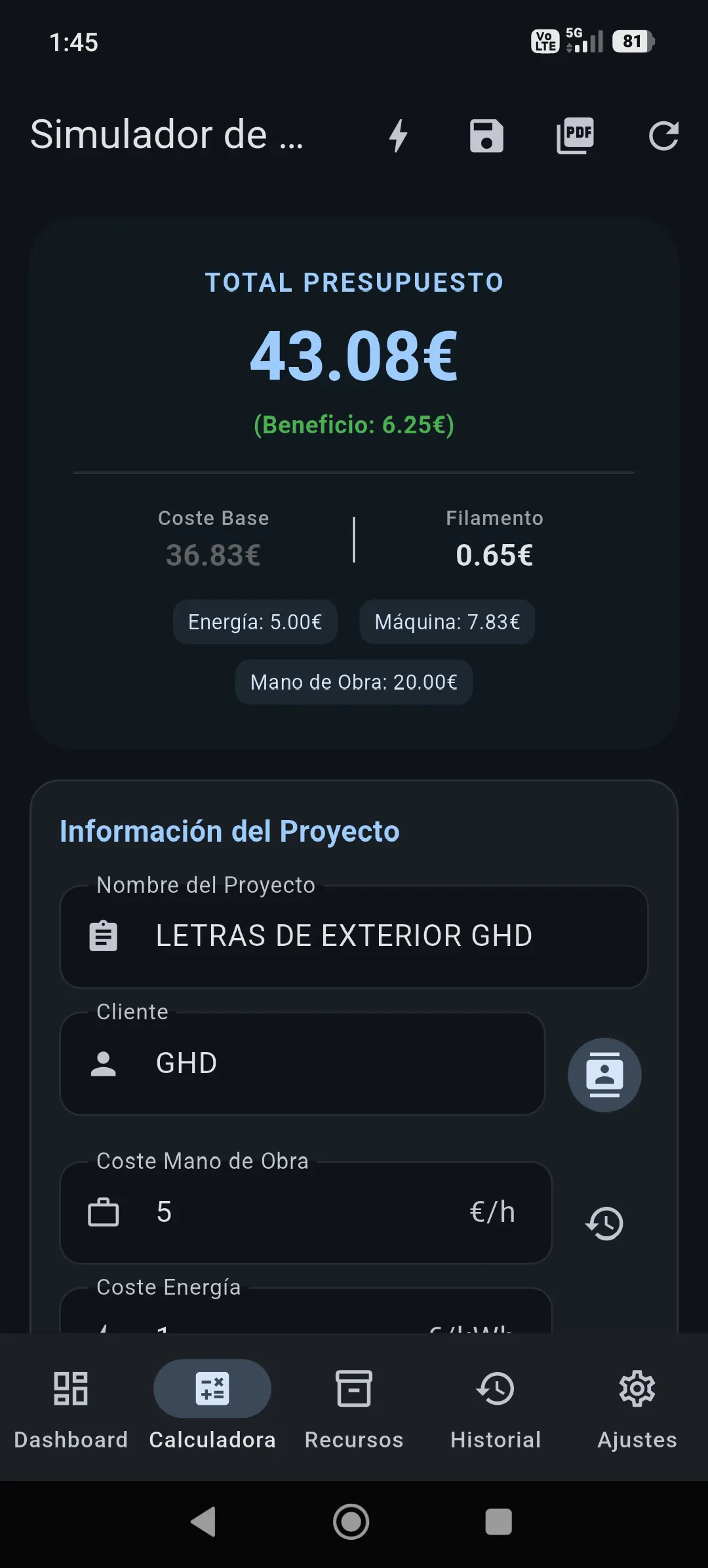 PrintMargin: 3D Calculator gallery image