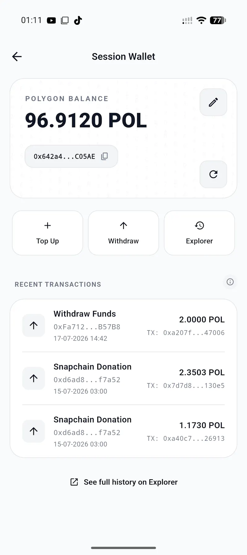 Snapchain screenshot 13