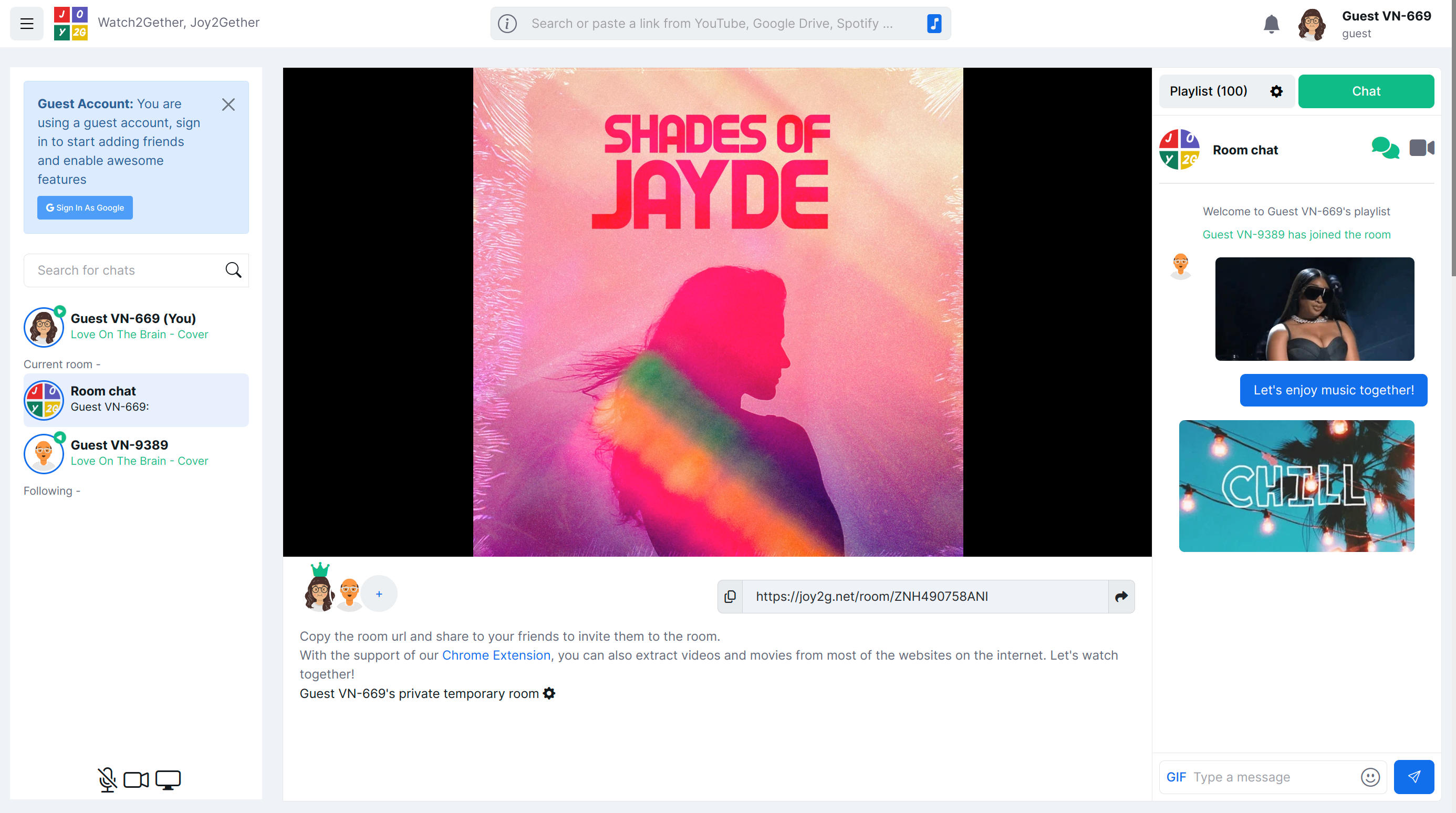 Mídia 4 de Joy2g - Assista juntos