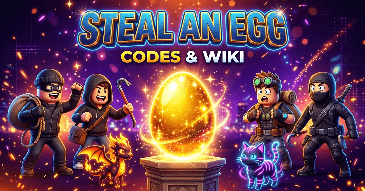 Steal an Egg Codes & Wiki (2026) gallery image