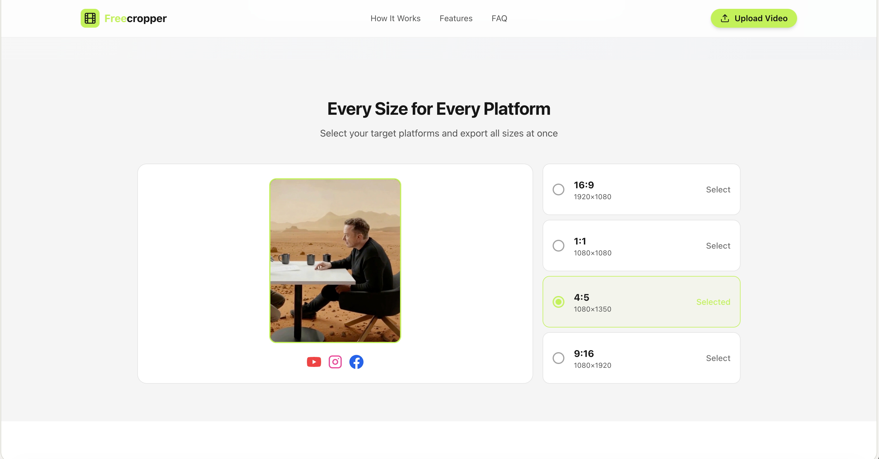 Freecropper – #1 Free video cropper gallery image