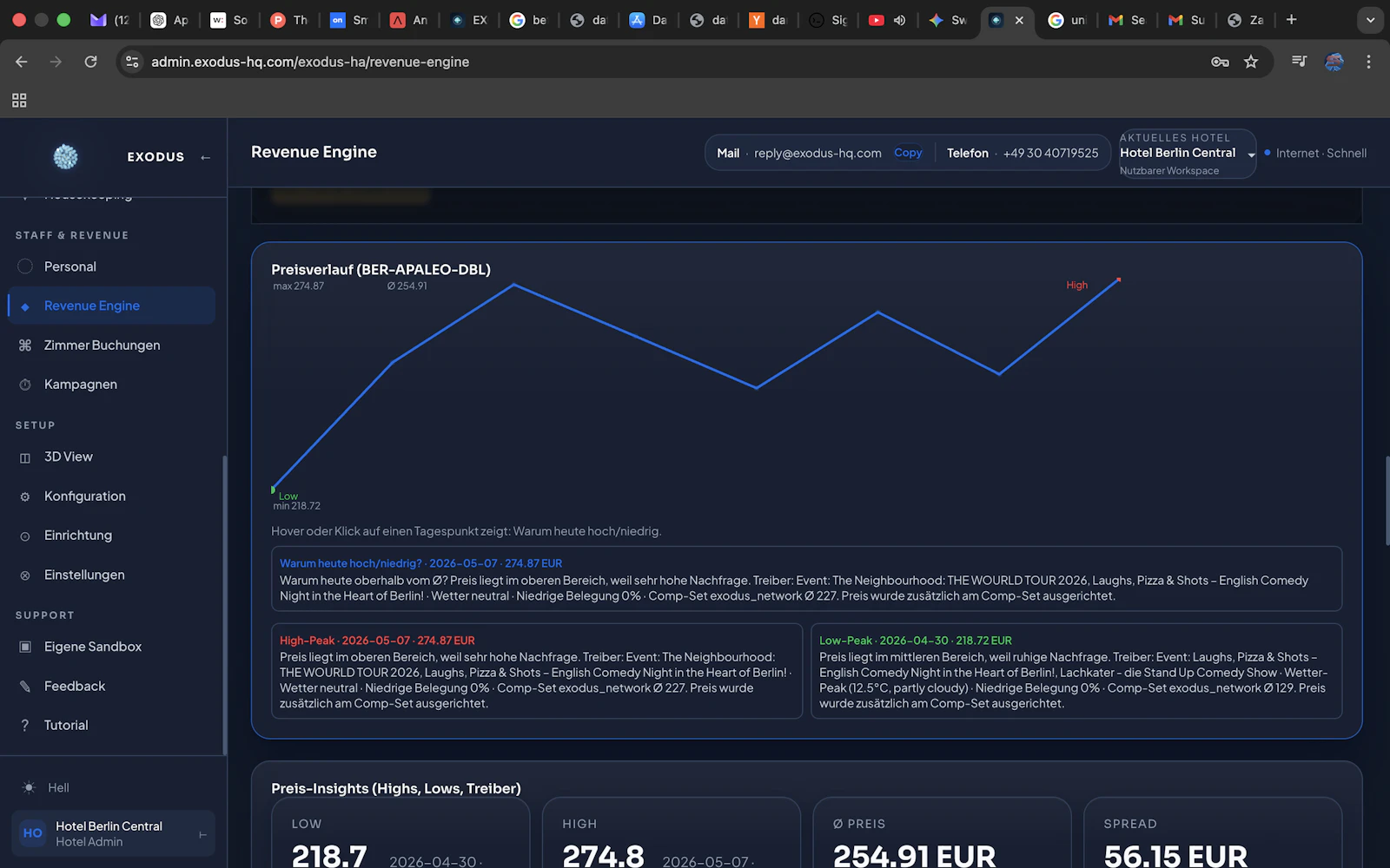 EXODUS Hotel Intelligence screenshot 23