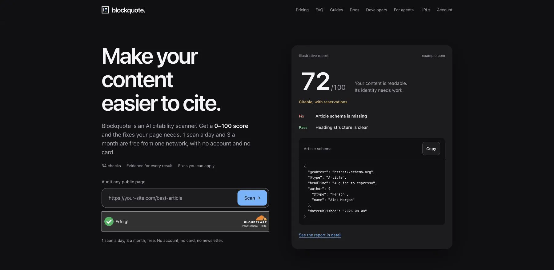 Blockquote gallery image