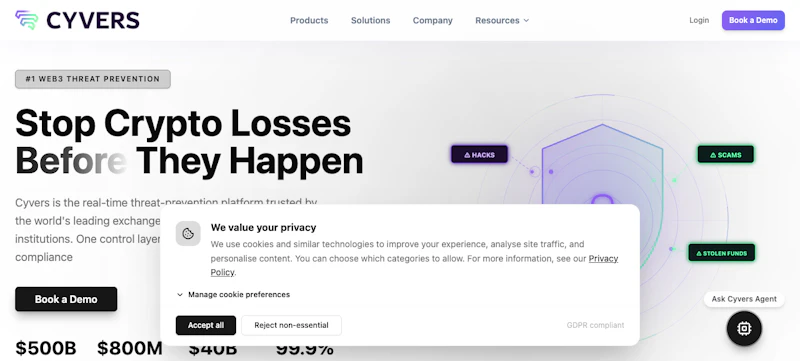 Cyvers screenshot 1