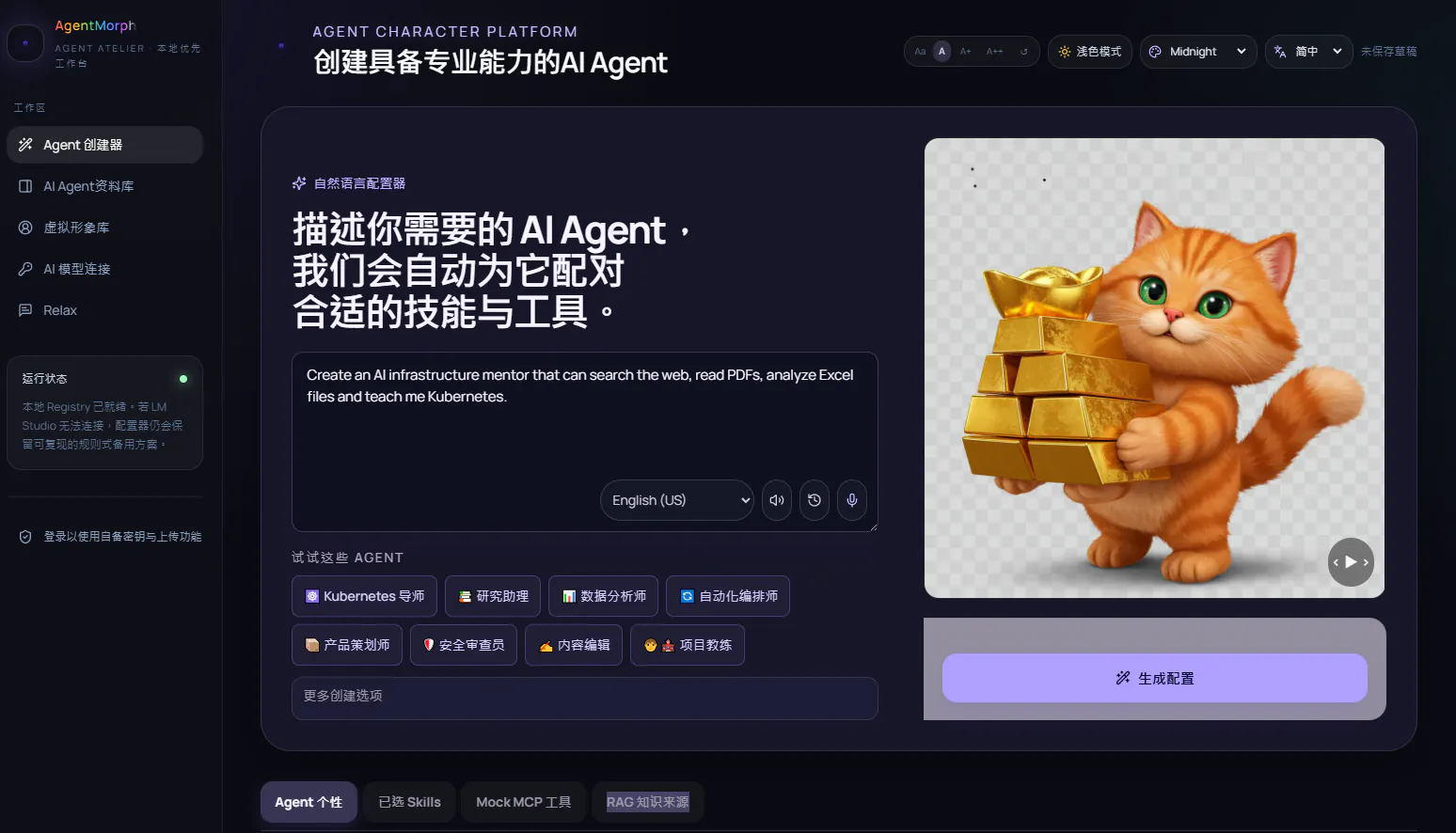 AgentMorph gallery image