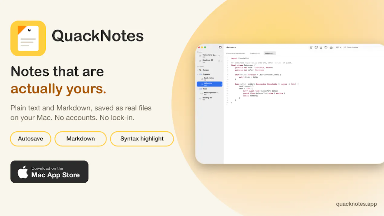 QuackNotes product