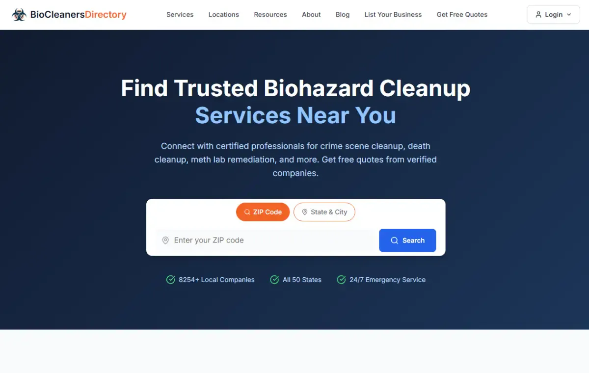 BioCleaners Directory product banner