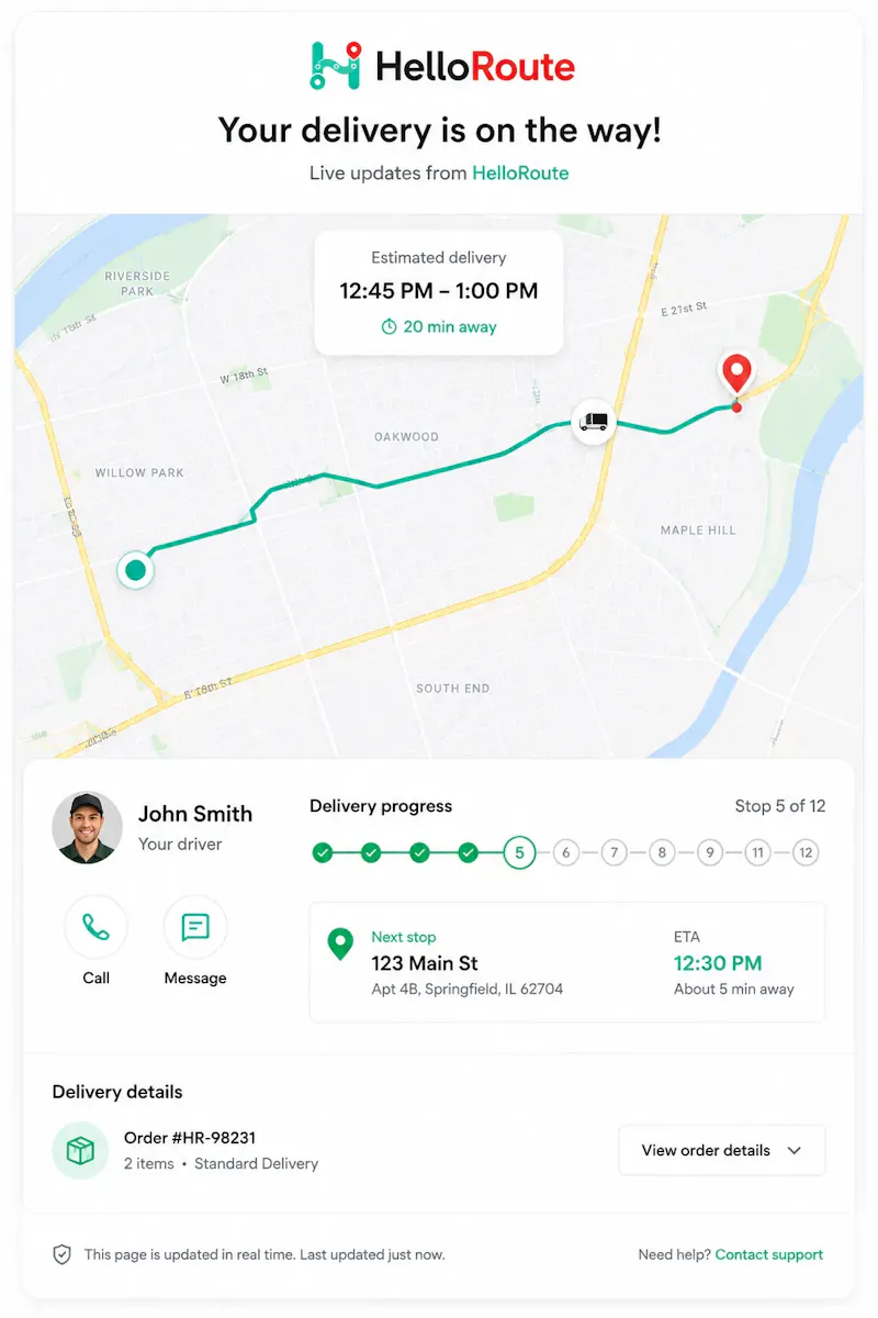 Routing software & last mile management screenshot 3