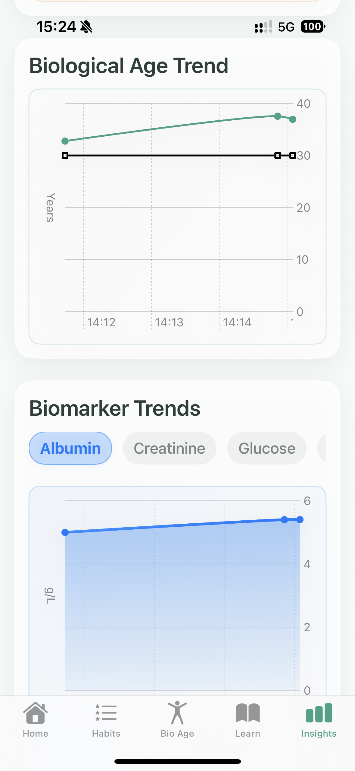 Média Longévité - Suivez votre score de longévité et votre âge biologique 4