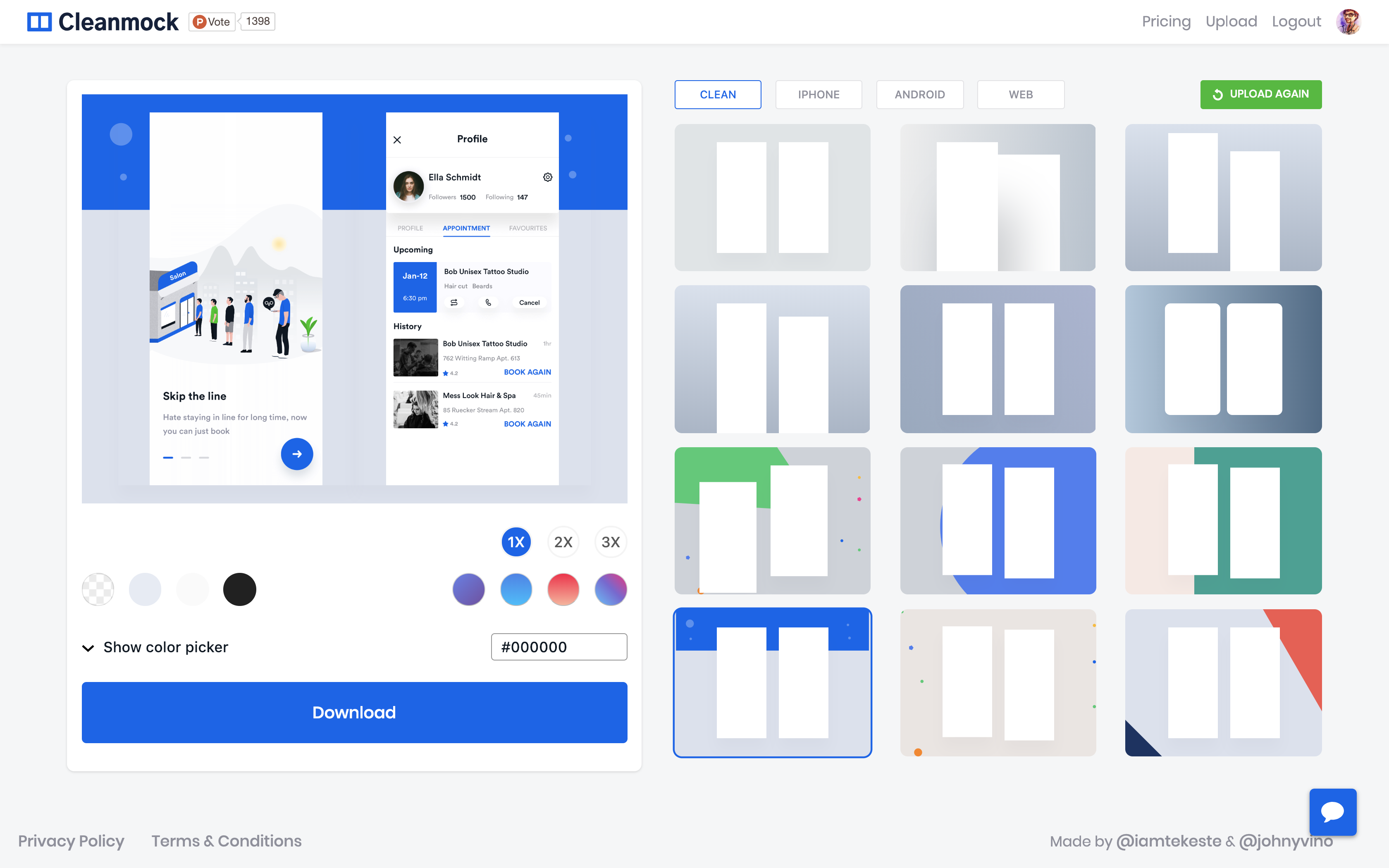 Clean Mockups gallery image