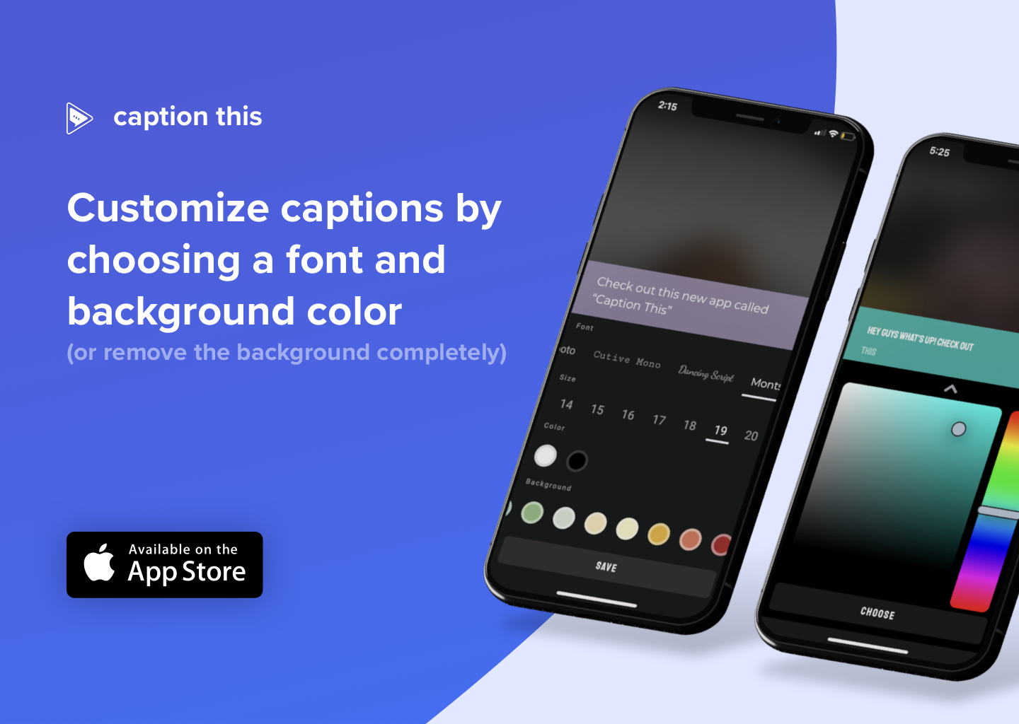 Caption This gallery image