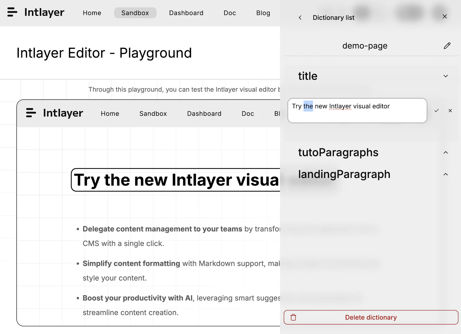 Multilingual CMS & TMS & Visual Editor screenshot 4