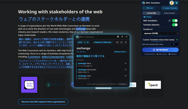 Mira Translator screenshot 1