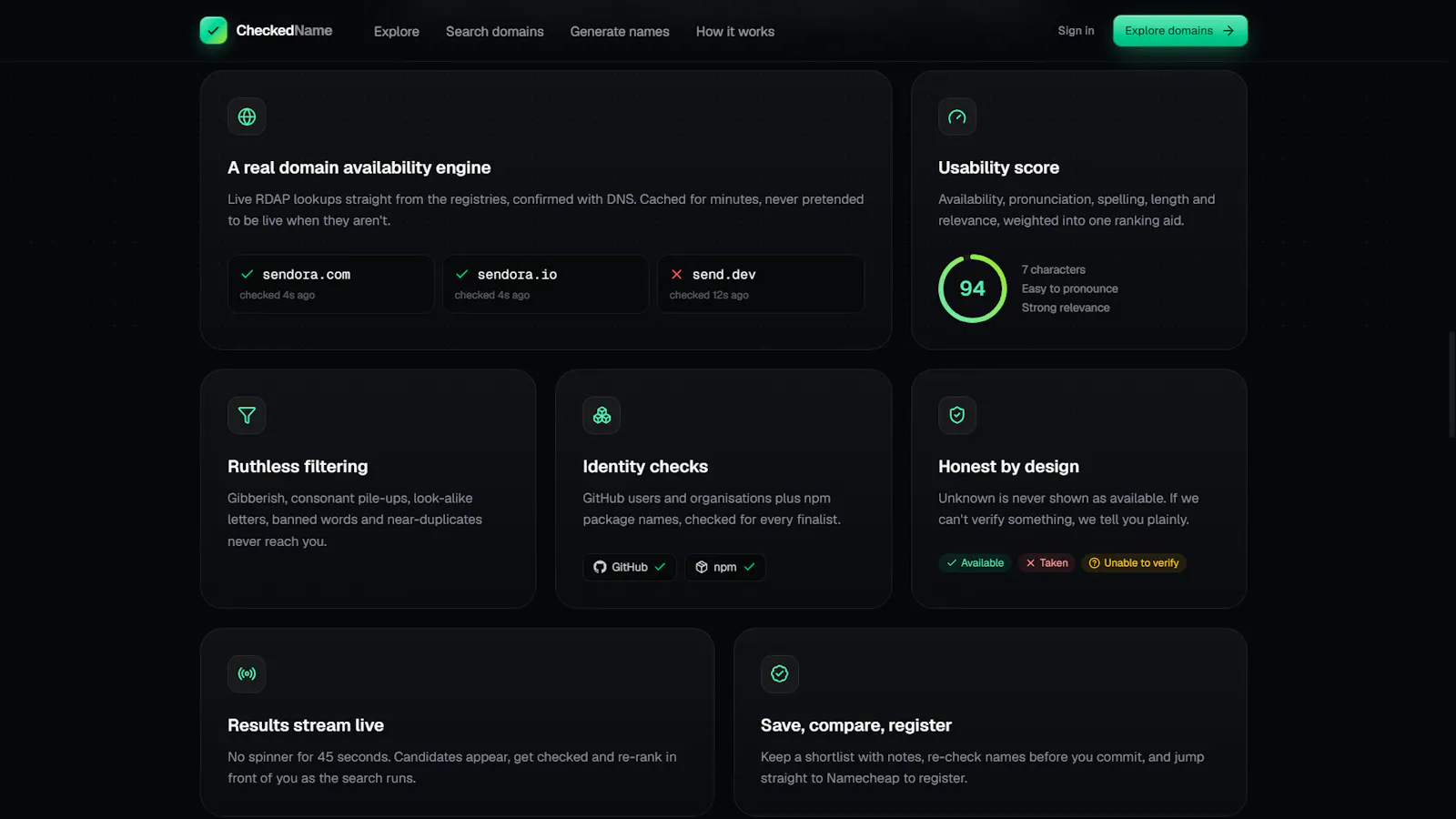 CheckedName screenshot 3