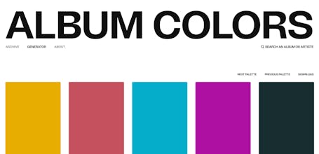 Album Colors gallery image