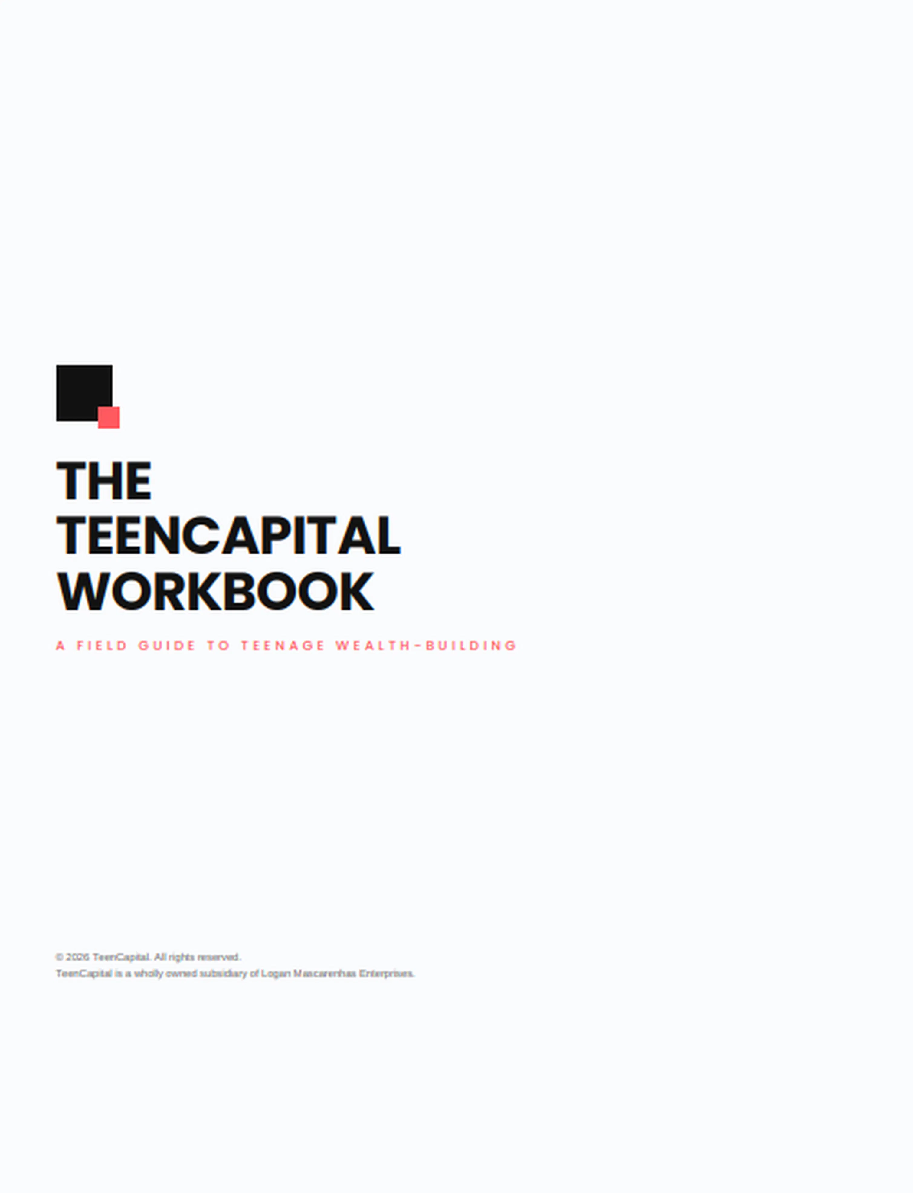The TeenCapital Workbook Launch gallery image