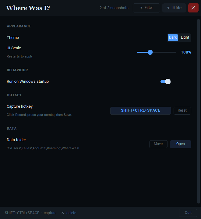 Where Was I? media 2