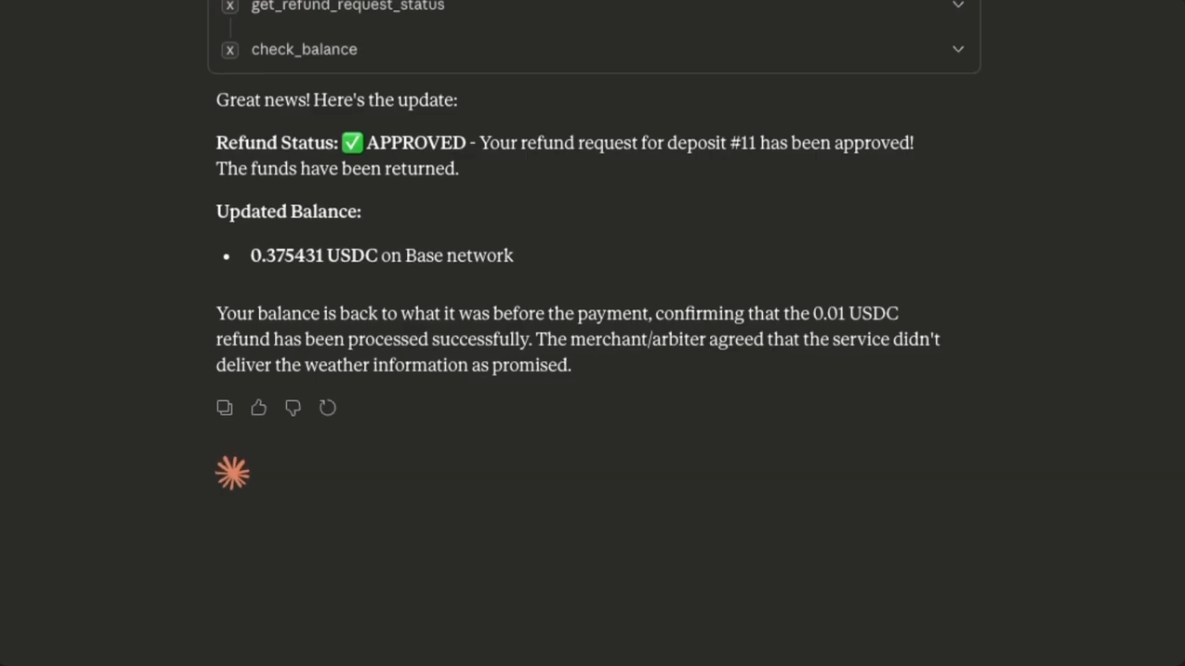 x402r Refund Protocol - Screenshot 5 showing product features and functionality