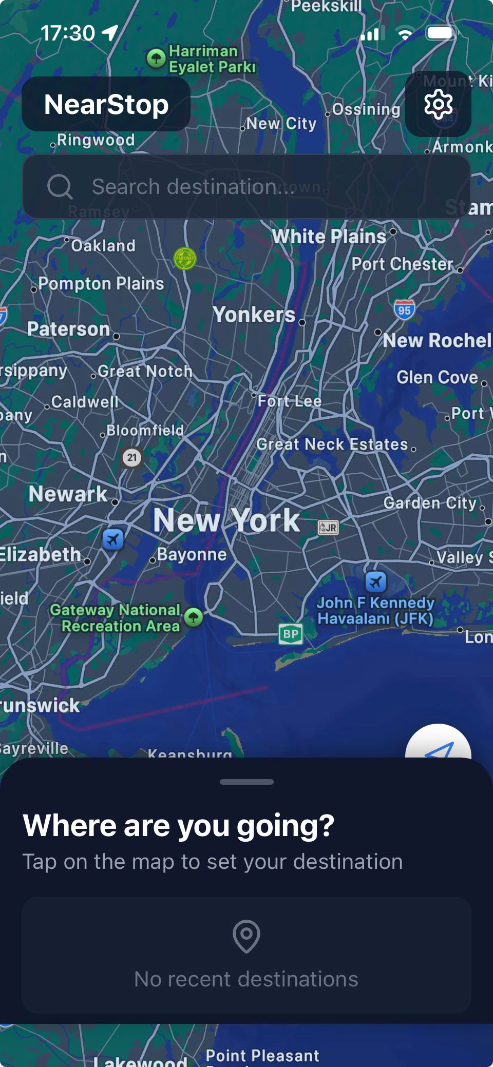 NearStop - Location Alarm