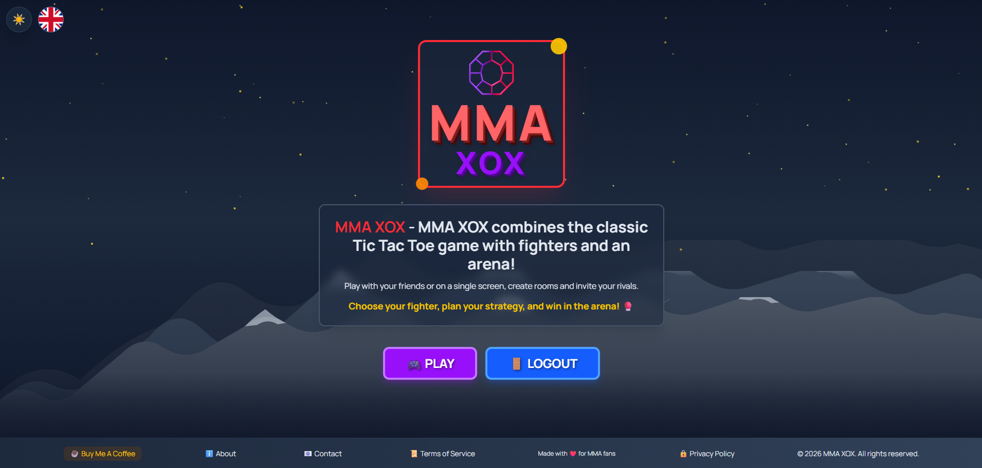 MMA XOX - Screenshot 2 showing product features and functionality