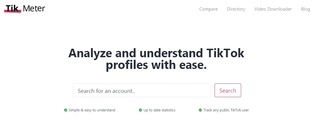 TikTok Analytics - TikMeter