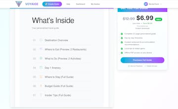 Voyaige - AI-powered city travel guides gallery image